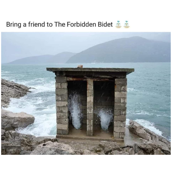 monday morning randomness - archaeological site - Bring a friend to The Forbidden Bidet