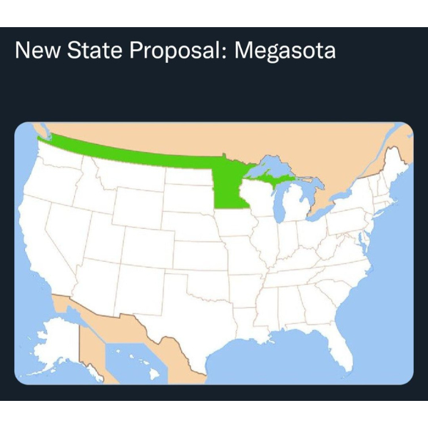 funny and random pics - great plains map - New State Proposal Megasota