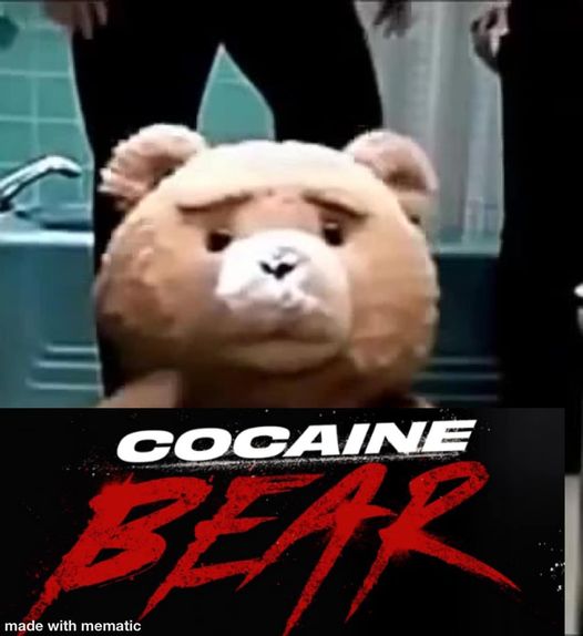 cocaine bear - Cocaine made with mematic