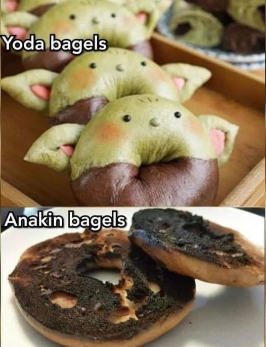 yoda bagels anakin bagels - Yoda bagels Anakin bagels