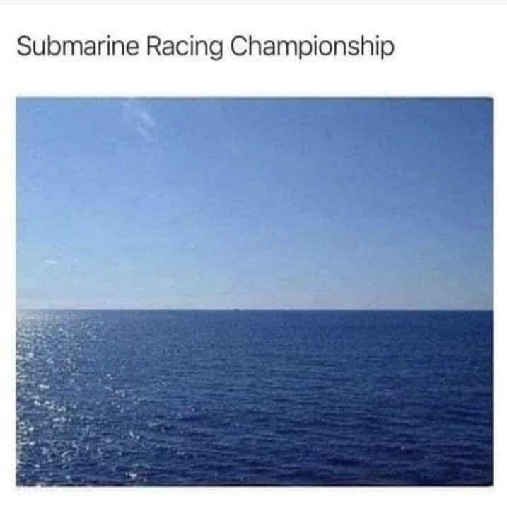 monday morning randomness - submarine racing championship - Submarine Racing Championship