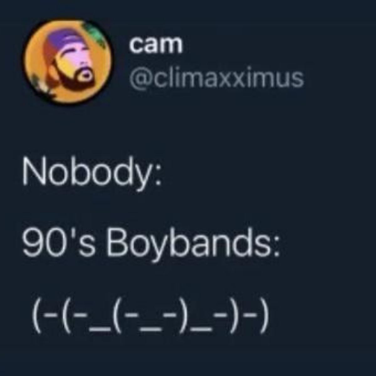 nine-ball - cam Nobody 90's Boybands ___
