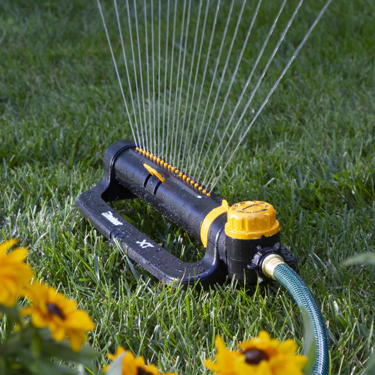 Here's an upscale oscillator with flow control and a timer. This ain't your grandma's sprinkler.