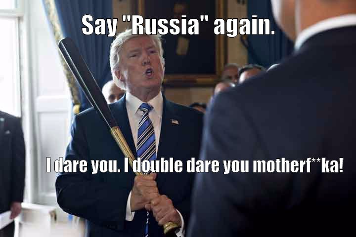What Trump thinks about Russian investigation.
