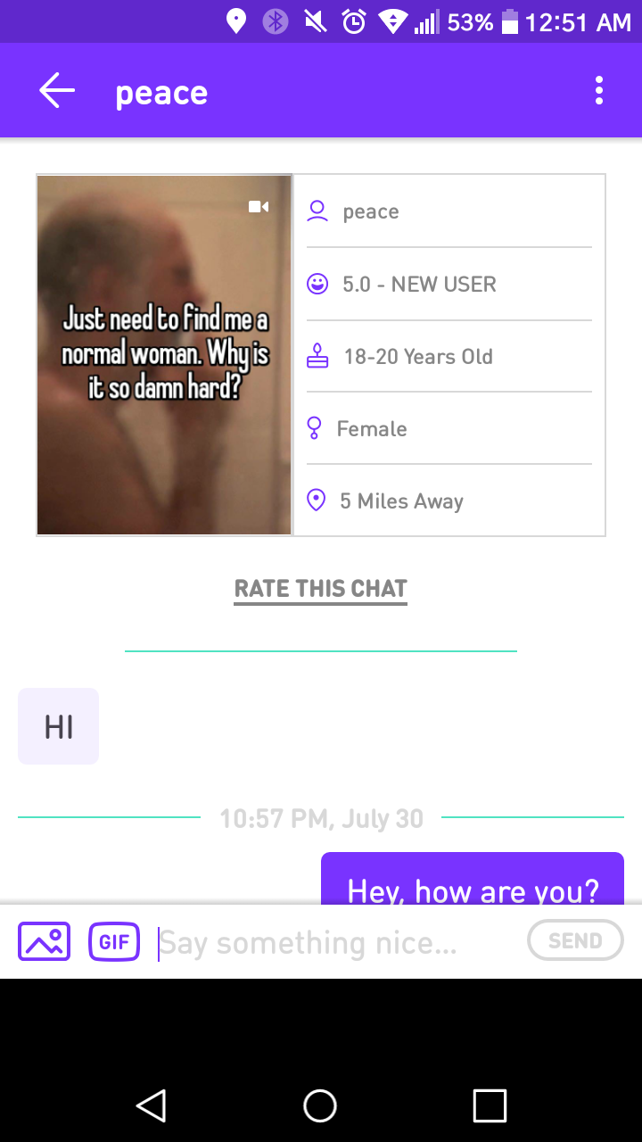 Response to dating whisper, obvious trap blows up