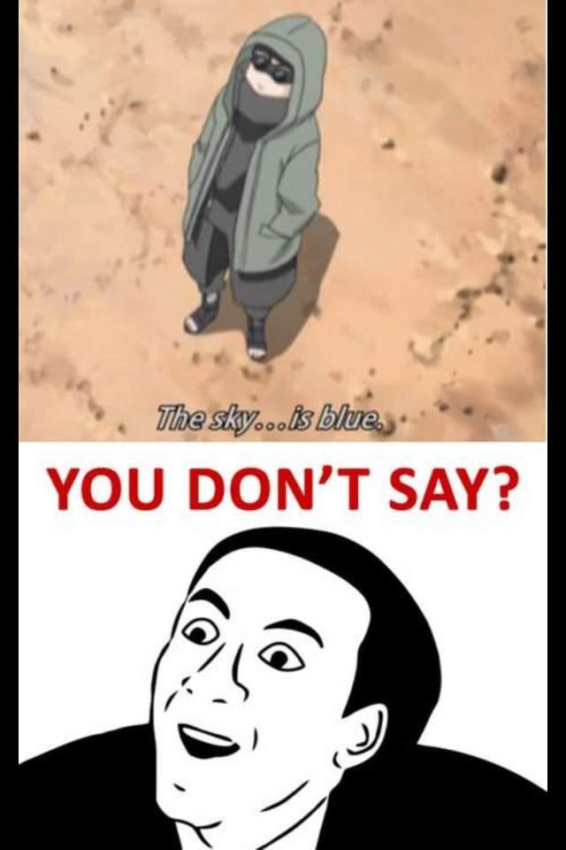 anime you dont say meme - The sky...is blue.. You Don'T Say?