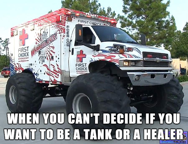 monster truck ambulance - First Choice zonDmO71 First Choice Evergency On First Choice When You Can'T Decide If You Want To Be A Tank Or A Healer.