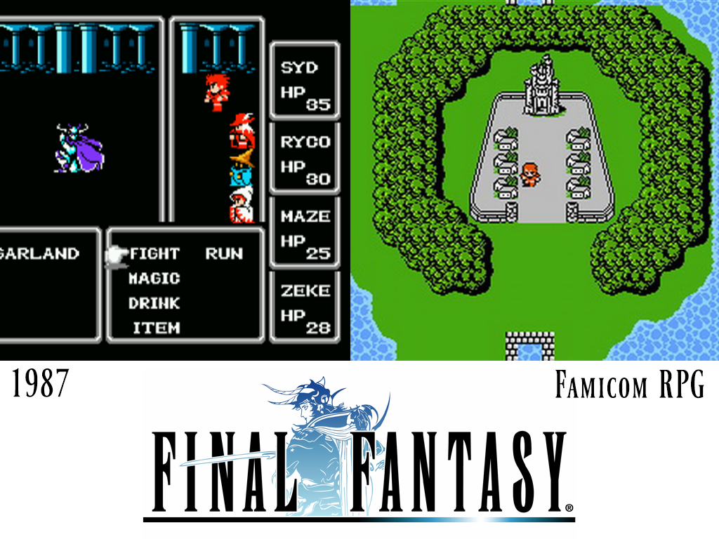 Syd Assa Hp 95 Ryco Hp.. 30 fecret med Maze Hp 25 Sarland Run Pfight Magic Drink Item Zeke | . 1987 Famicom Rpg Final Fantasy