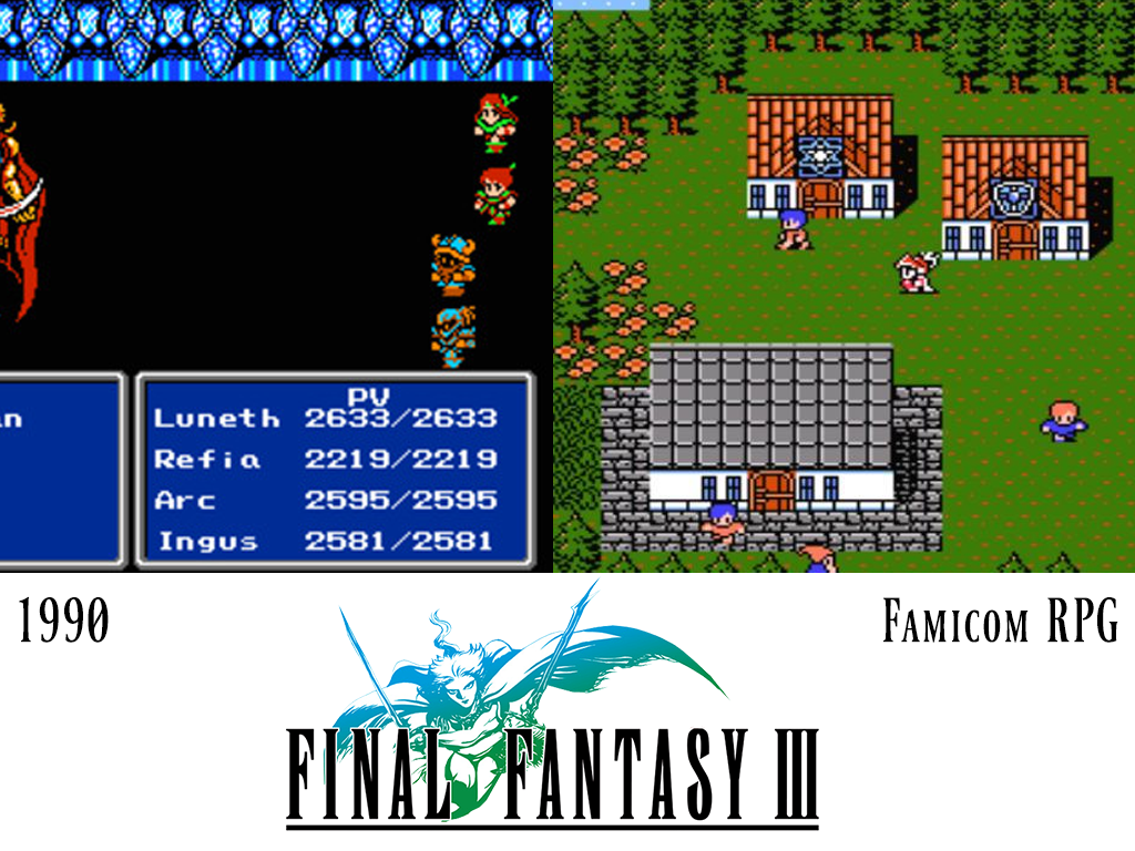 final fantasy - Luneth 26332633 Refia 22192219 Arc 25952595 Ingus 25812581 1990 Famicom Rpg Final Fantasy I