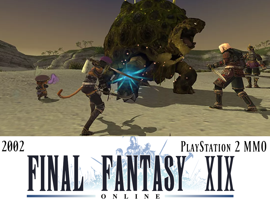 final fantasy - 2002 PlayStation 2 Mmo Final Fantasy Xix On Line