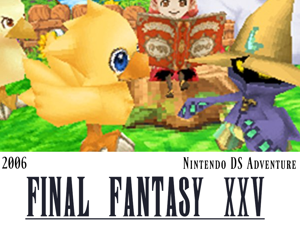 2006 Nintendo Ds Adventure Final Fantasy Xxv