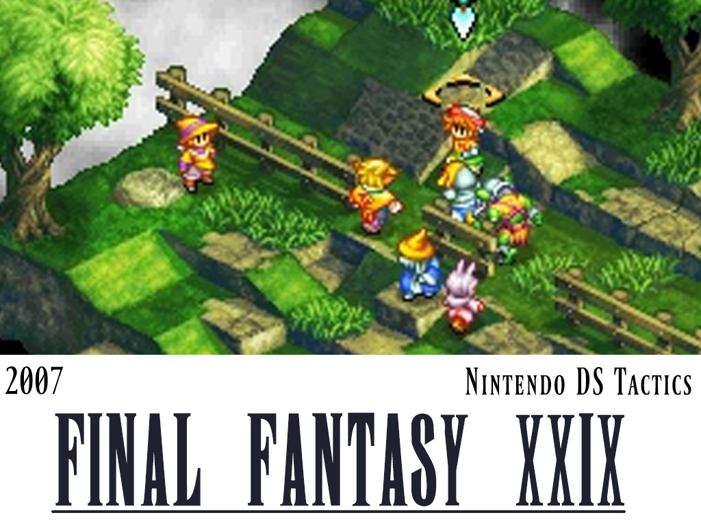 final fantasy - 2007 Nintendo Ds Tactics Final Fantasy Xxix
