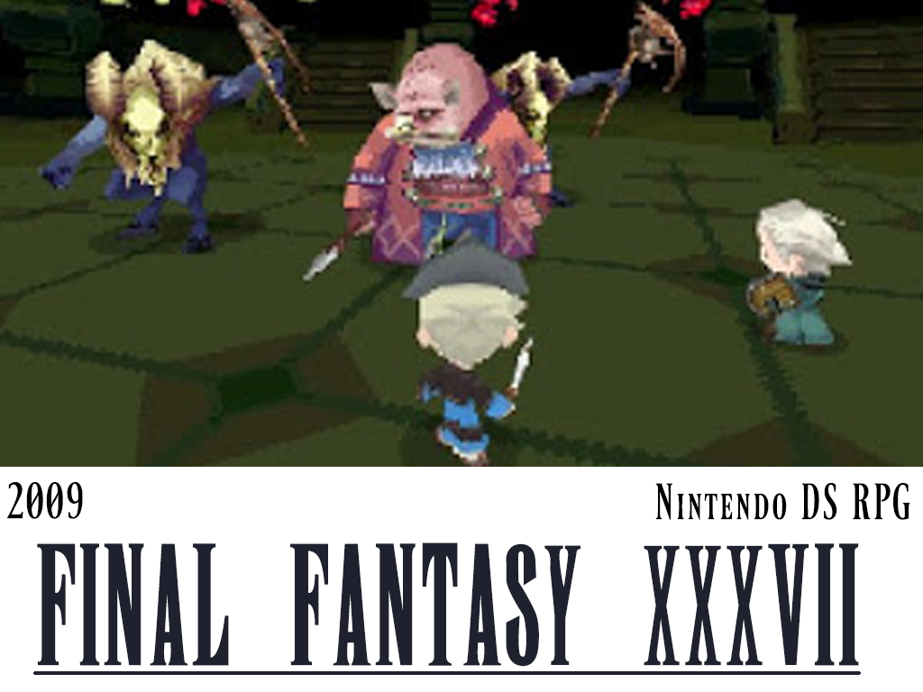 final fantasy - 2009 Nintendo Ds Rpg Final Fantasy Xxxvii