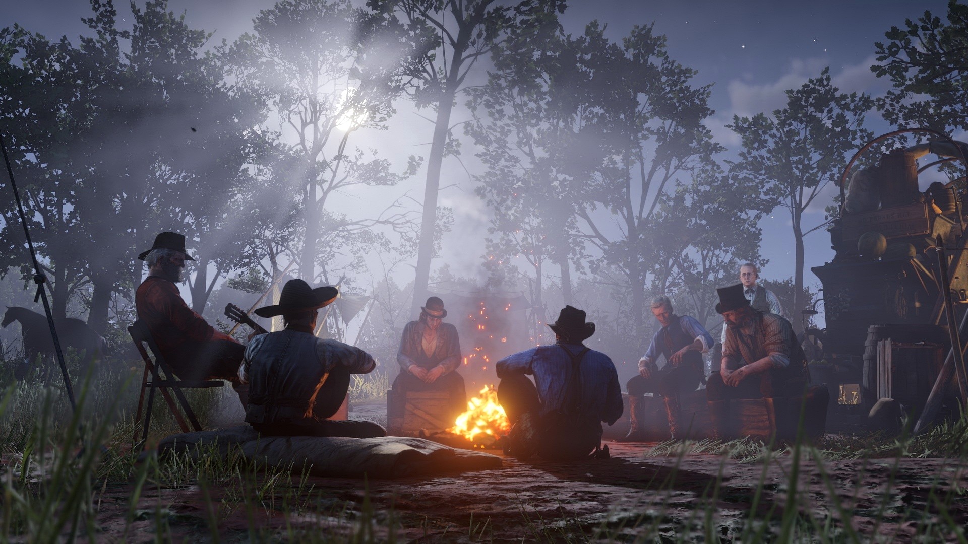 Rockstar knows how to create atmospheric landscapes, as seen here.