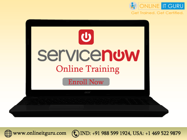 Servicenow is a software platform that supports IT service and automates business process.servicenow online training is specializes in IT services management, IT operations management.
Now onlineitguru provides online training on servicenow software technology also, Here it's the best online training institute and onlineitguru provides services g