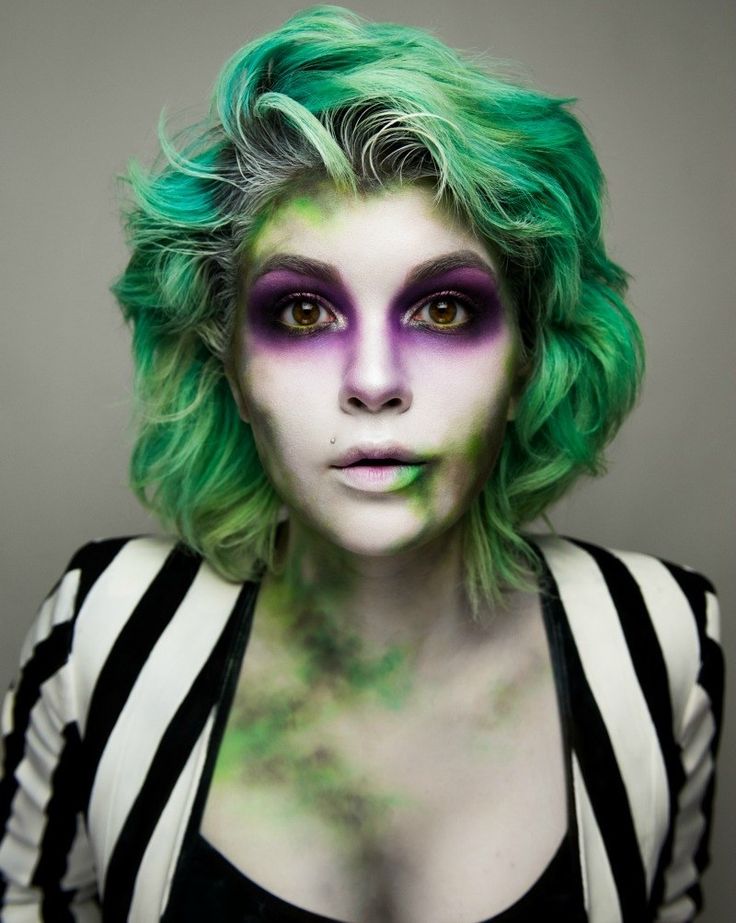 beetlejuice makeup girl