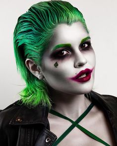 girl joker makeup