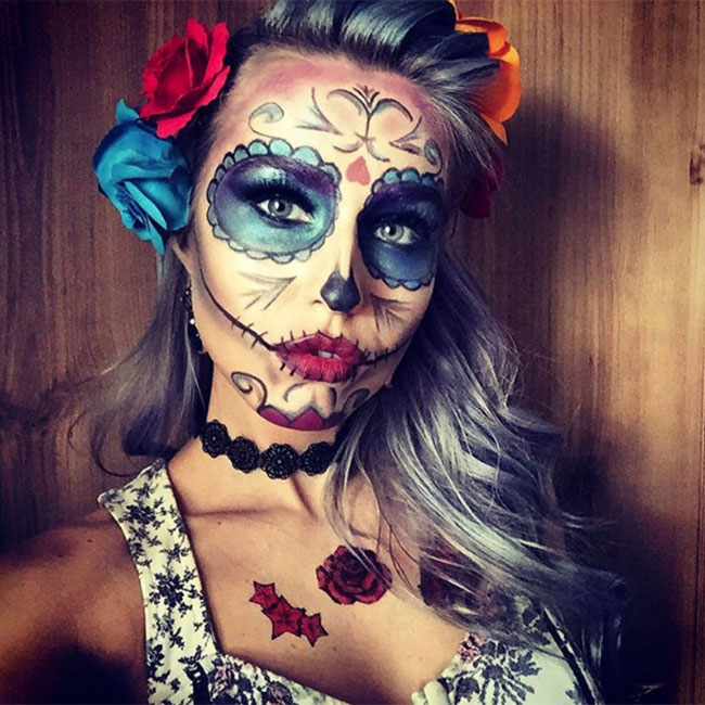 day of the dead halloween makeup