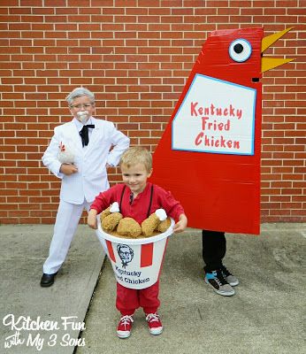fried chicken halloween costume - Kentucky Tried Chicken tucky Chico Kitchen Fun with My 3 Sons
