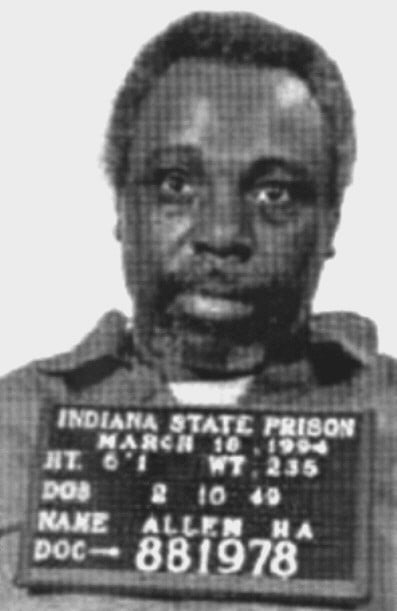 Howard Allen
         In 1974, Howard Allen beat to death 85-year-old Opal Cooper while robbing her. He was convicted on the lesser charge of manslaughter and was sentenced to 2 to 21 years.

In 1984, he was granted parole by the state of Indiana and was good until 1987 — when he really got started.

By August of that year, he was linked to 12 robberies and assaults on the elderly, as well as two murders. In 1988, he received 88 years for the assaults and a death sentence for the murder of Ernestine Griffin.

He is currently being held at Miami Correctional in Indiana. His death sentence was vacated after it was determined he was mentally ill.