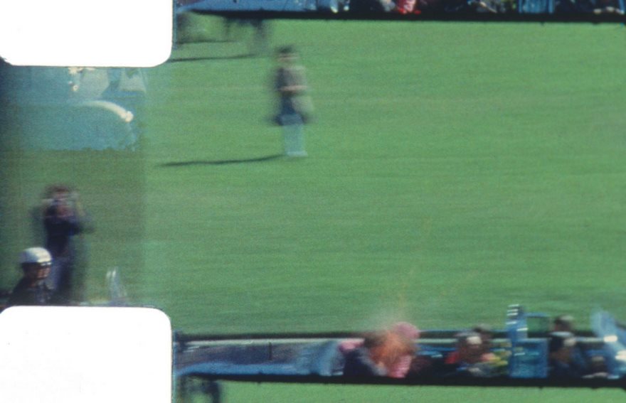 JFK Assassination, Frame 313, Abraham Zapruder, 1963. It is the most famous home movie ever, and the most carefully studied image, an 8-millimeter film that captured the death of a President. The movie is just as well known for what many say it does or does not reveal, and its existence has fostered countless conspiracy theories about that day in Dallas. But no one would argue that what it shows is not utterly heartbreaking, the last moments of life of the youthful and charismatic John Fitzgerald Kennedy as he rode with his wife Jackie through Dealey Plaza. Amateur photographer Abraham Zapruder had eagerly set out with his Bell & Howell camera on the morning of November 22, 1963, to record the arrival of his hero. Yet as Zapruder filmed, one bullet struck Kennedy in the back, and as the President’s car passed in front of Zapruder, a second one hit him in the head. LIFE correspondent Richard Stolley bought the film the following day, and the magazine ran 31 of the 486 frames—which meant that the first public viewing of Zapruder’s famous film was as a series of still images. At the time, LIFE withheld the gruesome frame No. 313—a picture that became influential by its absence. That one, where the bullet exploded the side of Kennedy’s head, is still shocking when seen today, a reminder of the seeming suddenness of death. What Zapruder captured that sunny day would haunt him for the rest of his life. It is something that unsettles America, a dark dream that hovers at the back of our collective psyche, an image from a wisp of 26.5 seconds of film whose gut-wrenching impact reminds us how everything can change in a fraction of a moment.