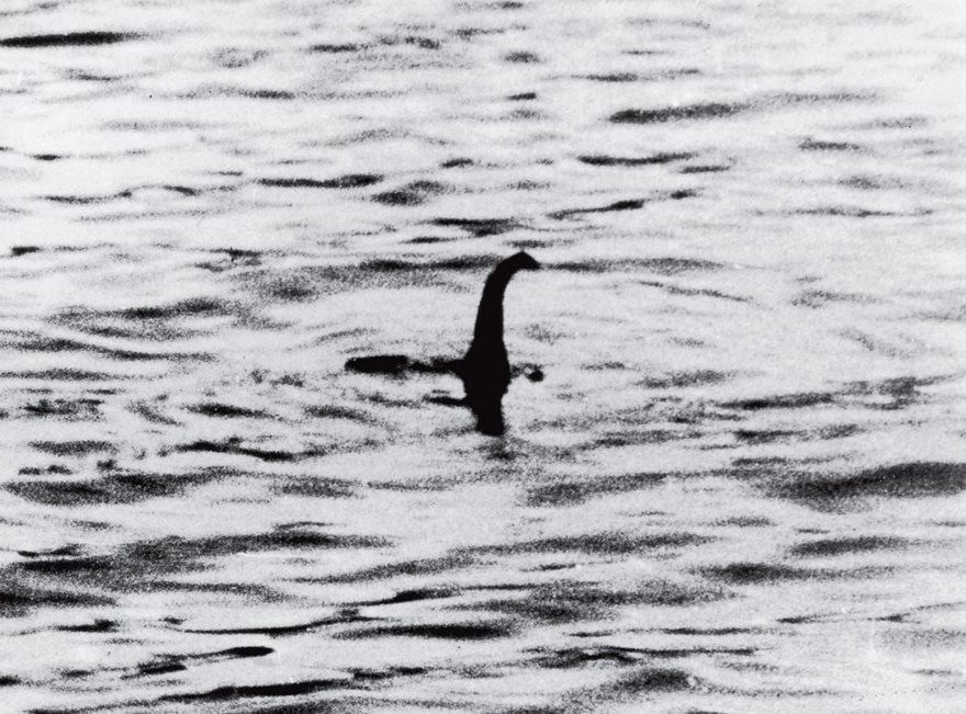 The Loch Ness Monster, 1934. If the giraffe never existed, we’d have to invent it. It’s our nature to grow bored with the improbable but real and look for the impossible. So it is with the photo of what was said to be the Loch Ness monster, purportedly taken by British doctor Robert Wilson in April 1934. Wilson, however, had simply been enlisted to cover up an earlier fraud by wild-game hunter Marmaduke Wetherell, who had been sent to Scotland by London’s Daily Mail to bag the monster. There being no monster to bag, Wetherell brought home photos of hippo prints that he said belonged to Nessie. The Mail caught wise and discredited Wetherell, who then returned to the loch with a monster made out of a toy submarine. He and his son used Wilson, a respected physician, to lend the hoax credibility. The Mail endures; Wilson’s reputation doesn’t. The Loch Ness image is something of a lodestone for conspiracy theorists and fable seekers, as is the absolutely authentic picture of the famous face on Mars taken by the Viking probe in 1976. The thrill of that find lasted only until 1998, when the Mars Global Surveyor proved the face was, as NASA said, a topographic formation, one that by that time had been nearly windblown away. We were innocents in those sweet, pre-Photoshop days. Now we know better—and we trust nothing. The art of the fake has advanced, but the charm of it, like the Martian face, is all but gone.