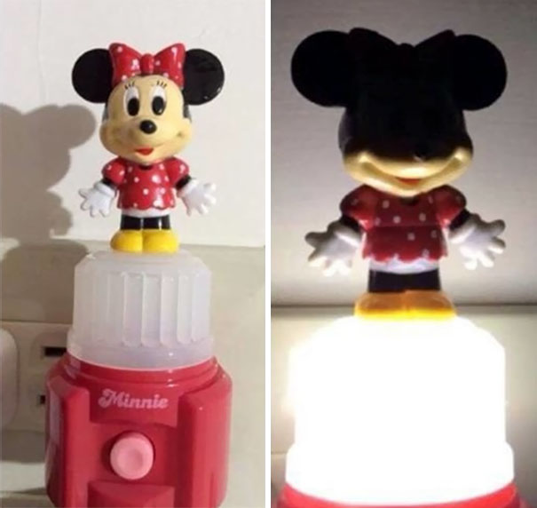 minnie mouse night light fail - Minnie