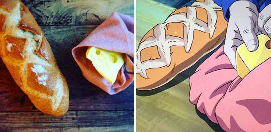 howl's moving castle bread and cheese