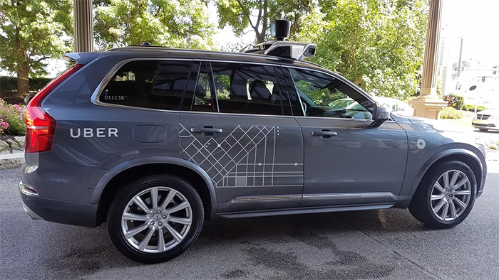 self driving uber in scottsdale - Uber A