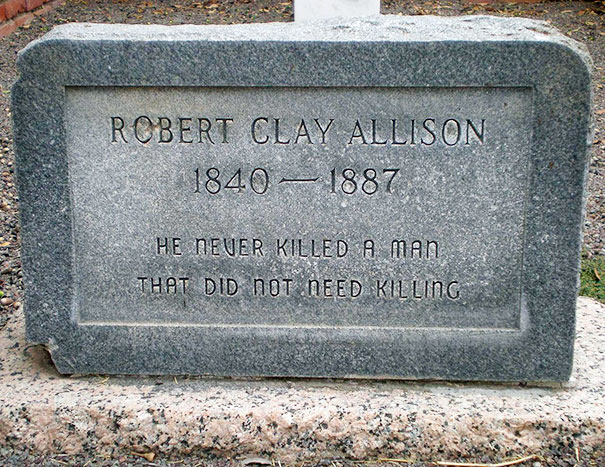 clay allison - Robert Clay Allison 1840 1887 He Never Killed A Man That Did Not Need Killing