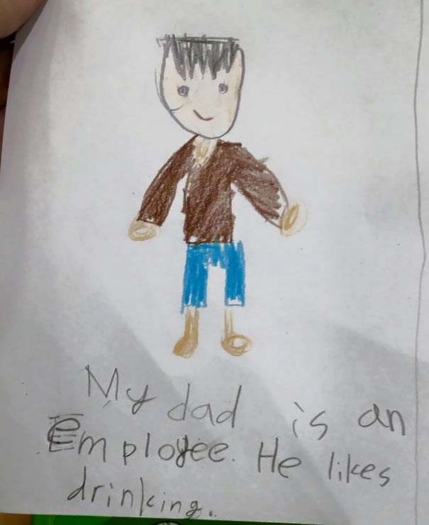 19 Children's Drawings That Revealed Too Much