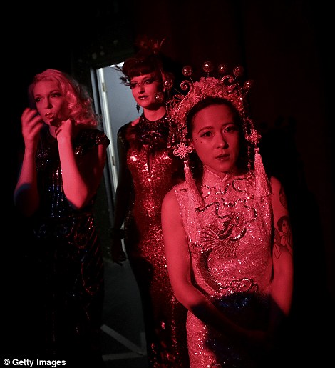 Behind the scenes at the World Burlesque Games! Dancers strip down to their nipple tassels for some VERY risqué routines  Read m