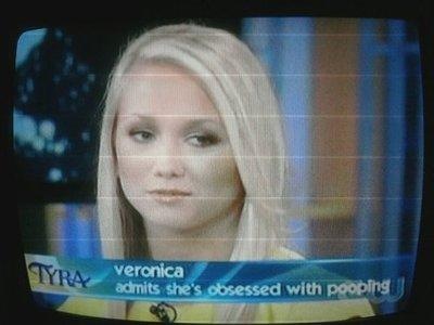 funny talk show captions - Yra veronica admits she's obsessed with pooping