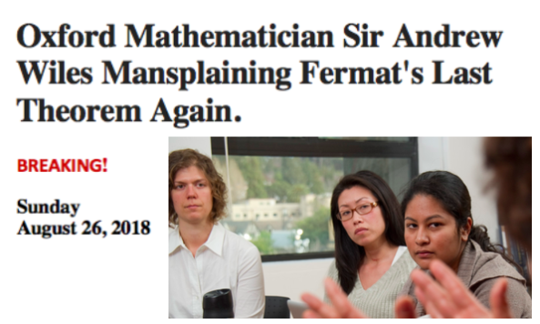 Mansplaining Fermat