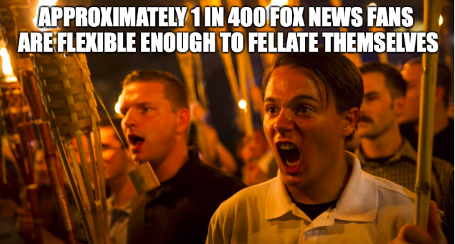 parade - Approximately 1 In 400 Fox News Fans Are Flexible Enough To Fellate Themselves