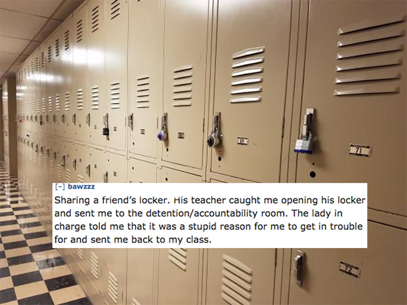 10 of the Dumbest Reasons People got in Trouble at School