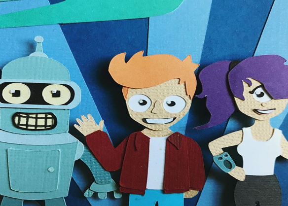 Bender, Fry, and Leela 