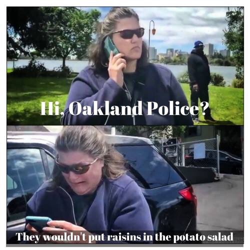 Racist White Woman Calling The Cops In Oakland Has Become a Meme Called "BBQ Becky"