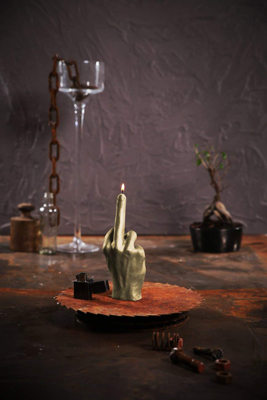 Nothing tells house guests you want them to leave more than a candle flipping them the bird.<br><br>Get cheeky with your distaste with the candle you can actually get on amazon.com <a href="https://amzn.to/2wRjVZt" target="_blank" "nofollow">here</a>.