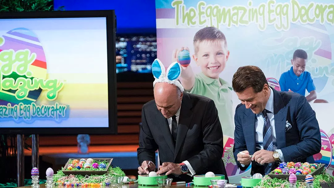 Curtis McGill and Scott Houdashell dreamed of a cleaner way to dye eggs. They found success with the Eggmazing egg decorator, and got an investment from the sharks.<br><br>Try one for yourself <a href="https://amzn.to/2Qmckh4" target="_blank" nofollow>here</a>.