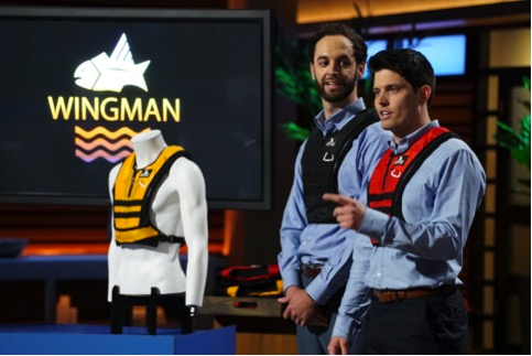 Mike Fox and Pat Hughes failed to get an agreeable investment for their "“the world’s thinnest and most versatile inflation vest and the first inflatable life jacket designed for high performance in water activities like surfing and swimming.”<br><br> It's called the Hyde Wingman. You can buy one anyway <a href="https://amzn.to/2Ee0o9L" target="_blank" nofollow>here</a>.