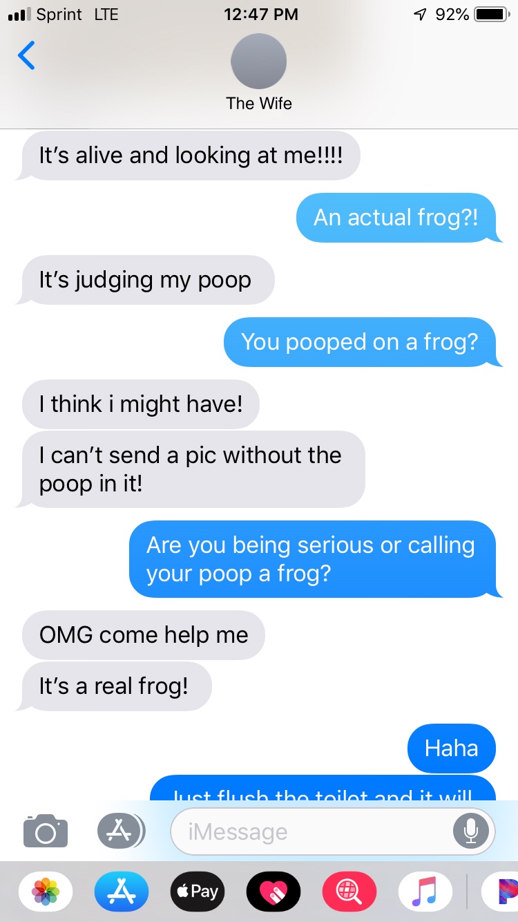 Ditzy Lady Thinks She Pooped on a Frog