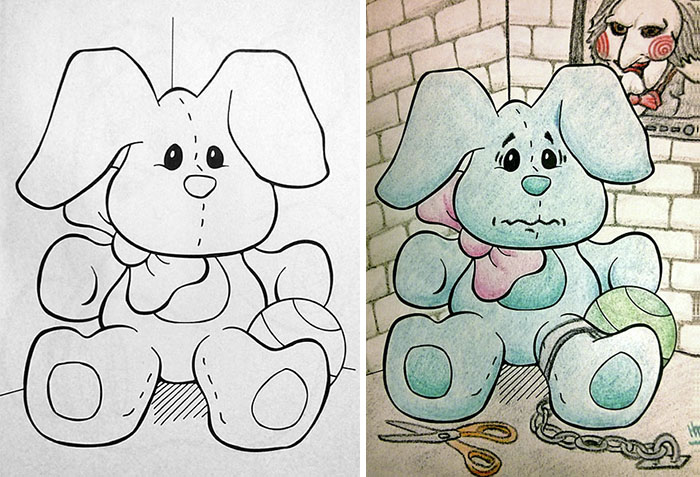 20 Coloring Book Pictures that Got Turned Naughty