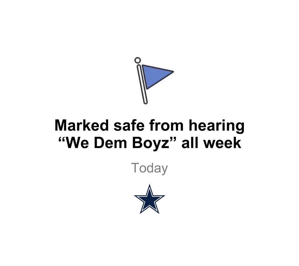 nfl meme - marked safe from drafting antoine brown - Marked safe from hearing "We Dem Boyz" all week Today