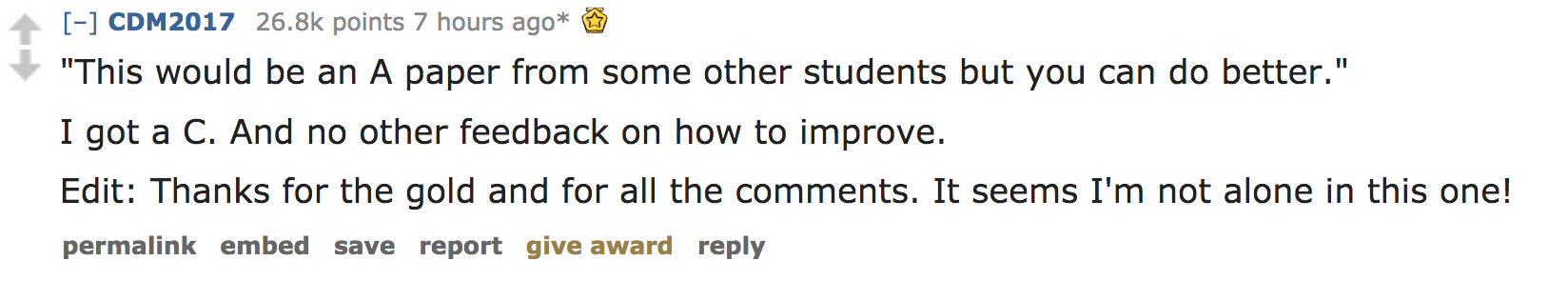 Students Share the Infuriating Reasons Teachers Gave them a Bad Grade