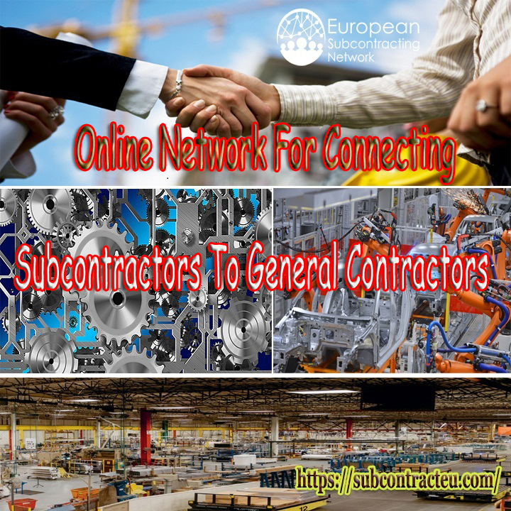 European Subcontracting Network is the rapidly growing online construction network for connecting subcontractors to general contractors. Find local & global construction projects, get visibility and make contractor connections. The results are endless & joining is totally free. Create your subcontract profile now at https://subcontracteu.com/