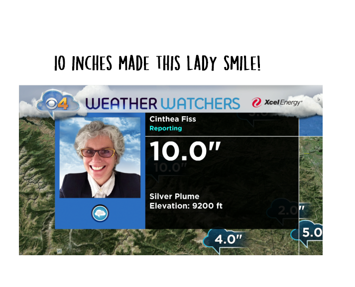 10 inches brought a smile to her face!