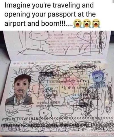 Mind Numbing Depravity - imagine you are traveling and opening your passport at the airport and boom - Imagine you're traveling and opening your passport at the airport and boom!!!.