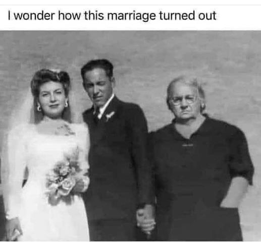 Mind Numbing Depravity - wonder how this marriage turned out - I wonder how this marriage turned out
