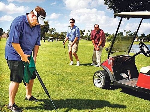 This golf club shaped portable urinal holds over a half liter. Now you can drink as many beers as you want on the course worry free! Get it for <a href="https://amzn.to/2R5G2qe">$34.97</a>.